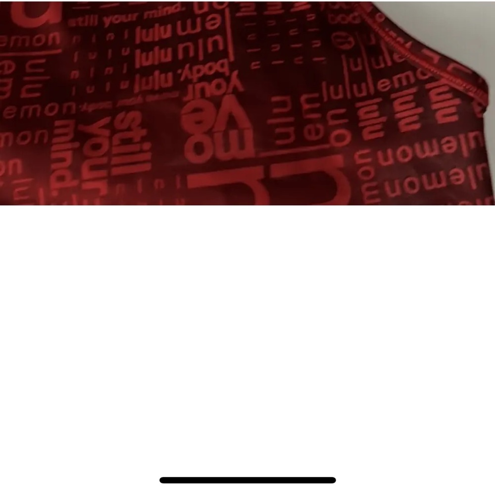Lululemon Athletica Red Tank Top - Picture 8 of 9